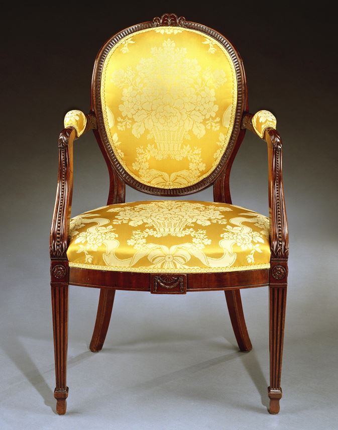 Gillows Of Lancaster - A PAIR OF GEORGE III MAHOGANY ARMCHAIRS | MasterArt